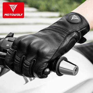 Găng tay da cao cấp MOTOWOLF MDL0303 Chống thấm nước