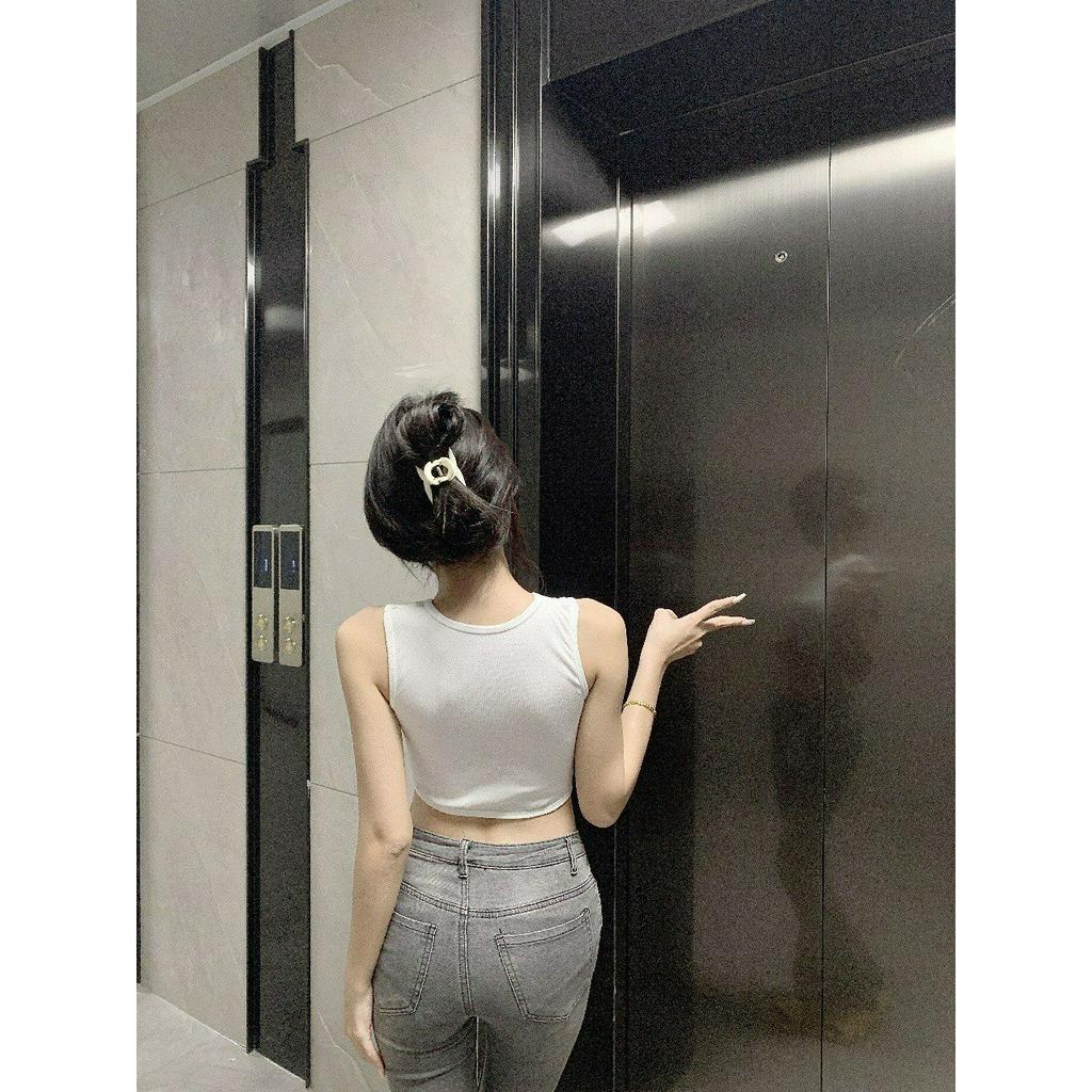 Áo Bra Nữ Cotton Cao Cấp Thiết Kế Kiểu Dáng Basic Cột Dây Eo Sexy MÃ 615