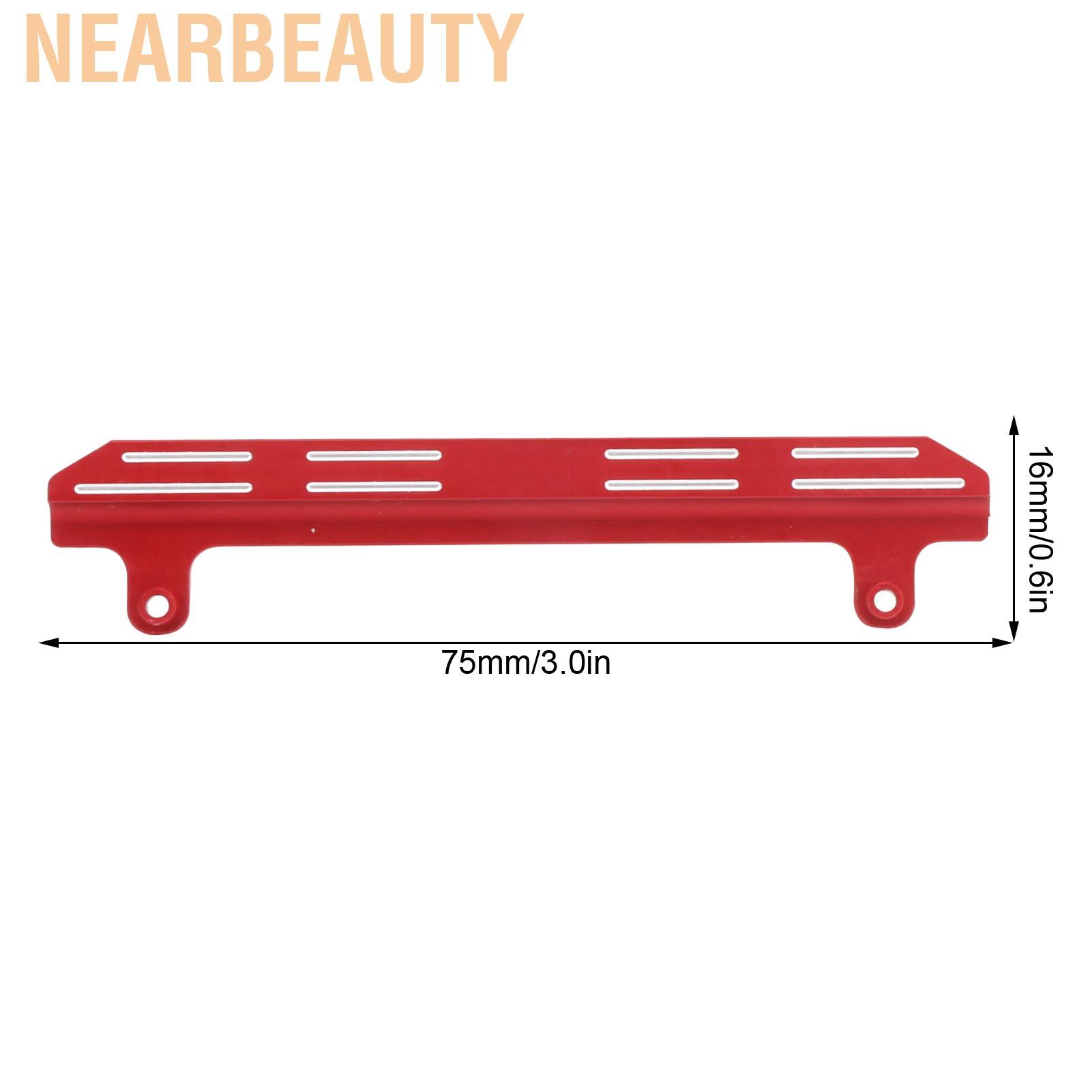 Nearbeauty RC Side Pedal Aluminum Alloy Plate Replacement for XIAOMI JIMNY 1/16 Car