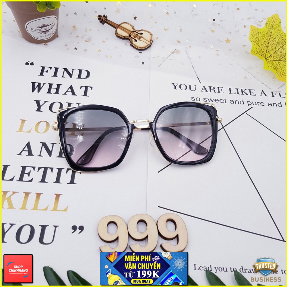 KÍNH MÁT NỮ THỜI TRANG VIỀN DÀY 1117 MẪU MỚI CAO CẤP SH999