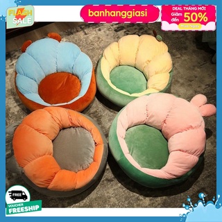 Ghế lười tựa lưng đệm bông hình hoa quả,có 4 màu lựa chọn