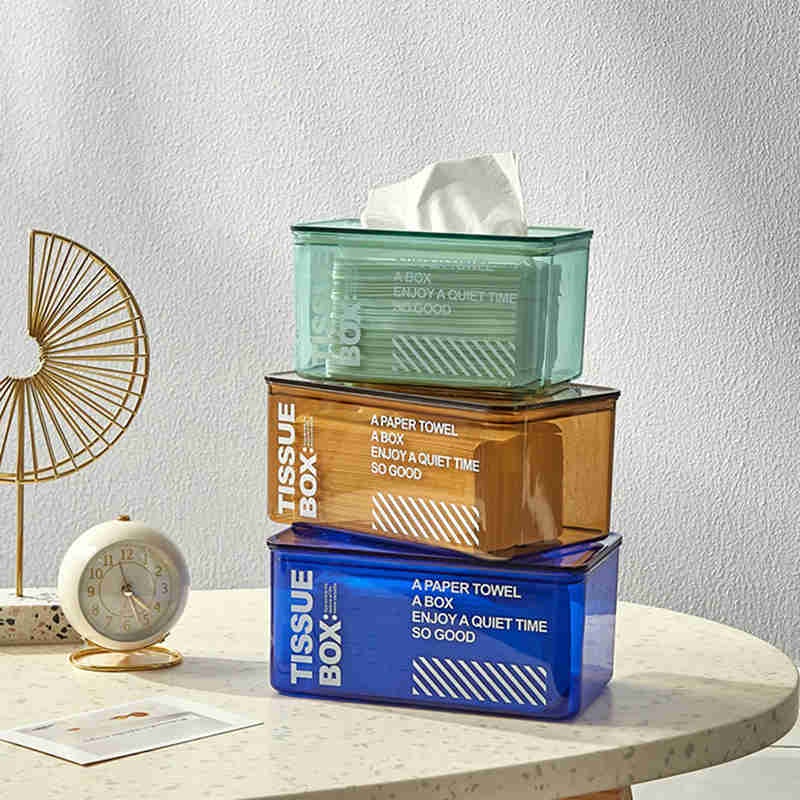 Hộp Đựng Khăn Giấy Trong Suốt Tiện Lợi