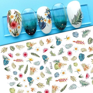 sticker 3d hoa quả dán móng tay nail