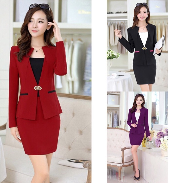 (đã cập nhật)SET VEST CỔ KHUYẾT CHÂN VÁY 2 LỚP SVC07 CAO CẤP | BigBuy360 - bigbuy360.vn