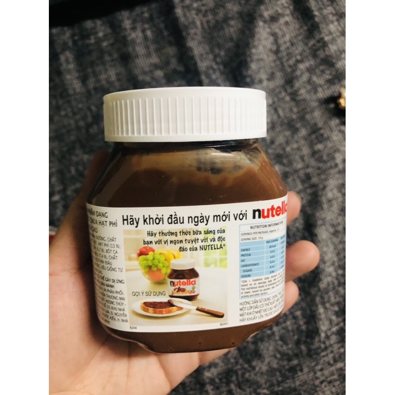 Bơ Hạt Phỉ Phết CaCao Nutella 200g (Date 13/10/2021)