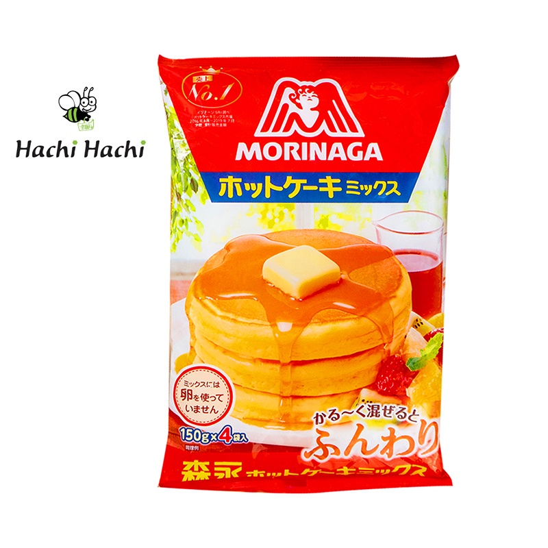 Bột làm bánh Hotcake Morinaga 600g (150g x 4gói) - Hachi Hachi Japan Shop