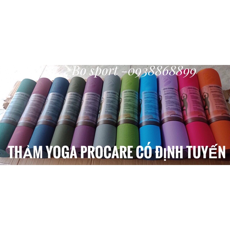 THẢM YOGA TPE PRO-CARE CÓ ĐỊNH TUYẾN