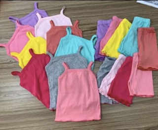 Bộ quần áo 2 dây bé gái