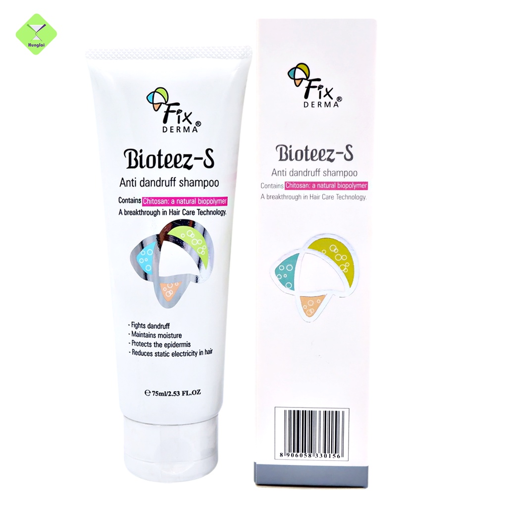 Dầu Gội Sạch Gàu, Kích Thích Mọc Tóc Bioteez-S Shampoo Giúp Mềm Tóc, Giảm Nhờn Và Ngứa Cho Da Đầu 75ml