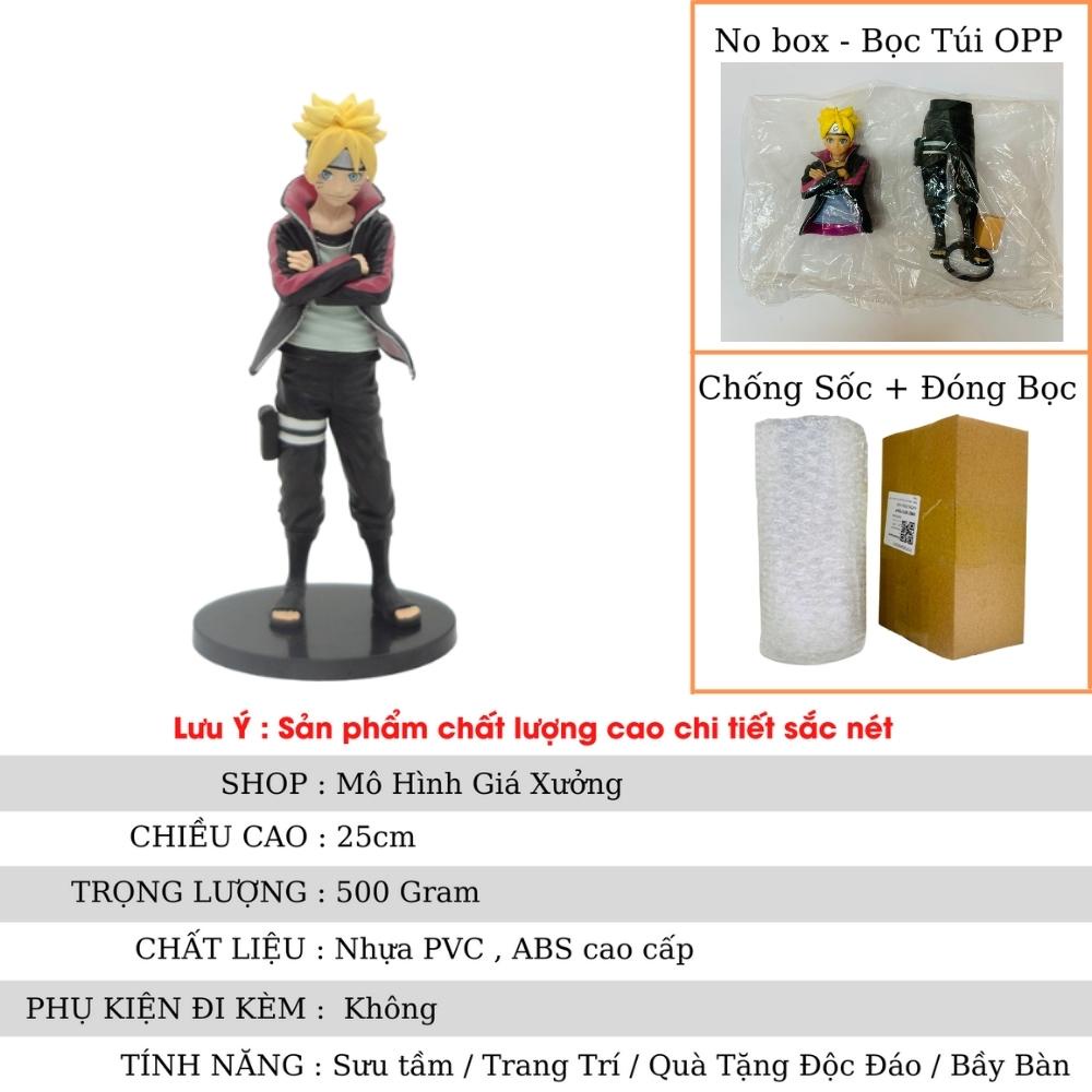 Mô hình Naruto - Boruto Dáng Đứng Siêu Chất , Siêu Ngầu - Cao 23cm - Nặng 500g - figure mô hình naruto mô hình giá xưởng