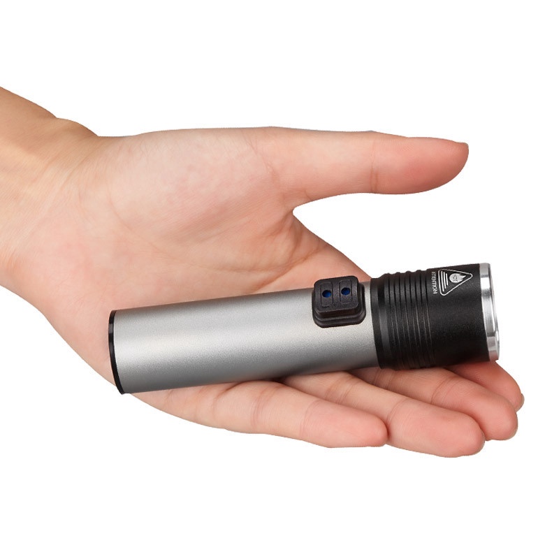 Đèn Pin LED Mini Chống Thấm Nước Sạc USB Mới