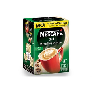 Nescafe 3in1 rang xay đậm vị cà phê hộp 20 gói x 17g