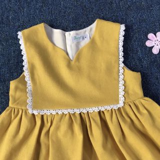 Váy thiết kế June vàng