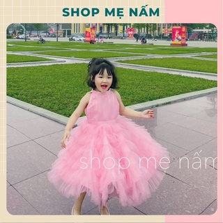 VÁY CỔ YẾM XẾP TẦNG