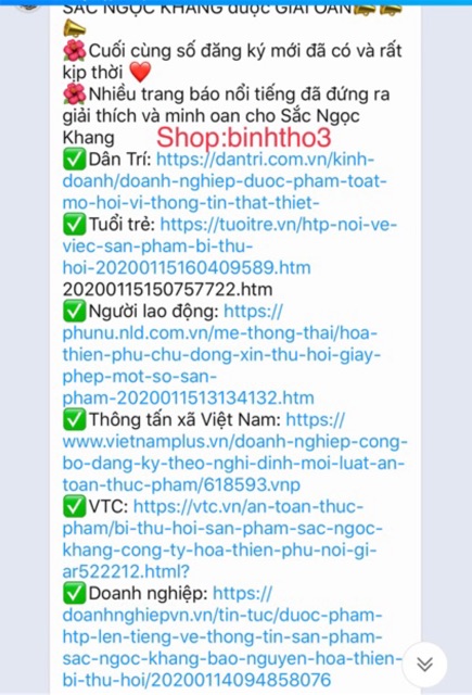 Viên uống Sắc Ngọc Khang