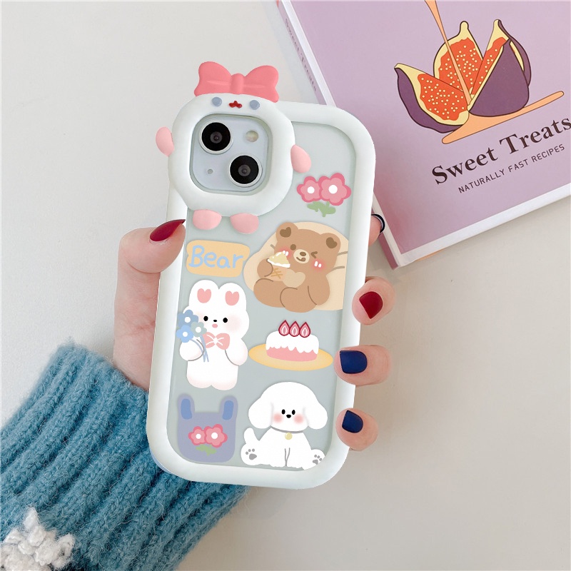 Ốp lưng iphone nơ camera hình vuông mèo happy 6/6splus/7/7plus/8/8plus/x/xs/11/12/13/pro/max/plus/promax-Awifi B5-20