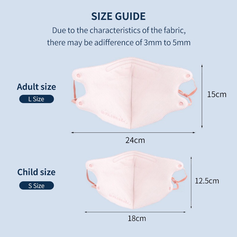 Khẩu Trang cotton 3 Lớp Chống Gió Chống Bụi Thoáng Khí Có Thể Tái Sử Dụng