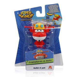 Đồ chơi superwings - robot biến hình máy bay mini - jett team xây dựng - mã sp eu730011