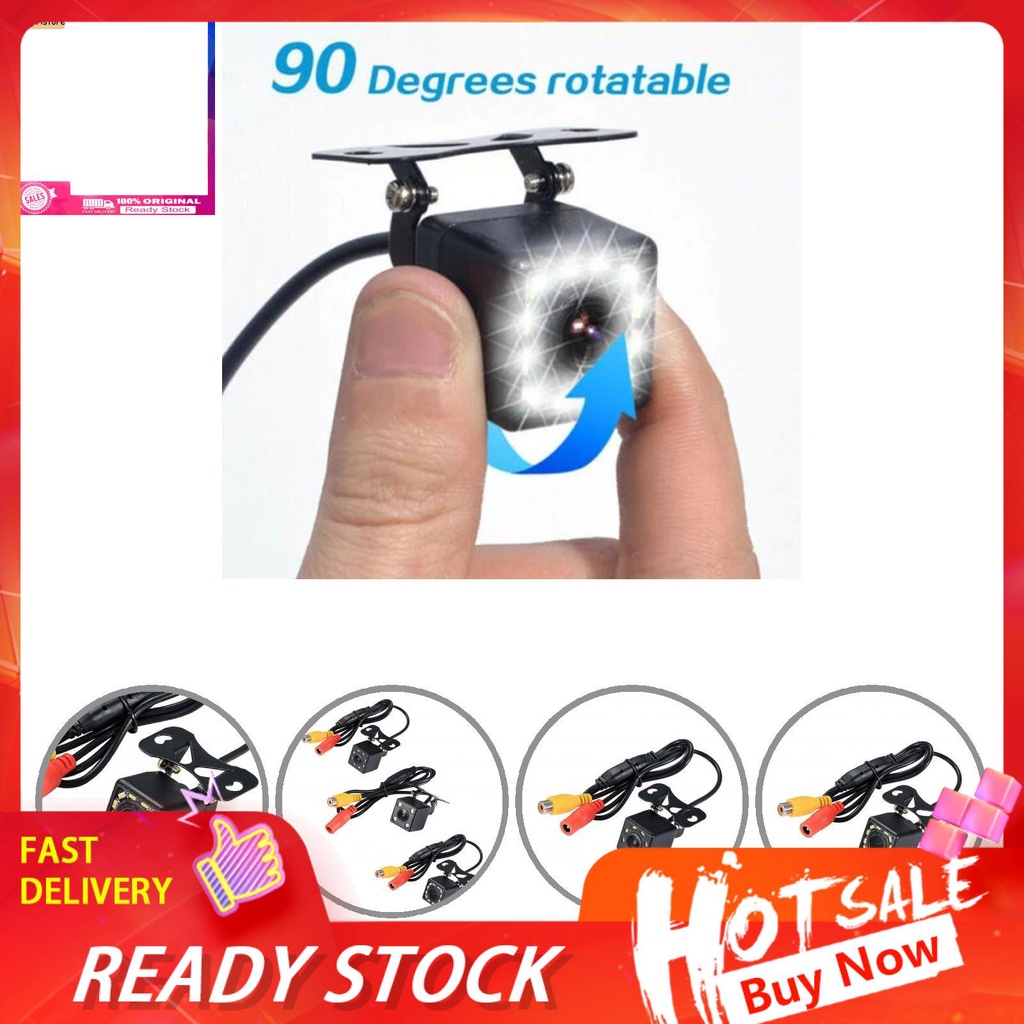 Camera chiếu hậu 4/8/12 bóng LED dễ lắp đặt cho xe hơi