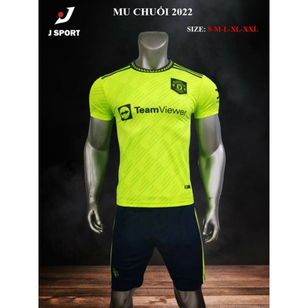 BỘ ĐỒ ĐÁ BANH MU CHUỐI 2023