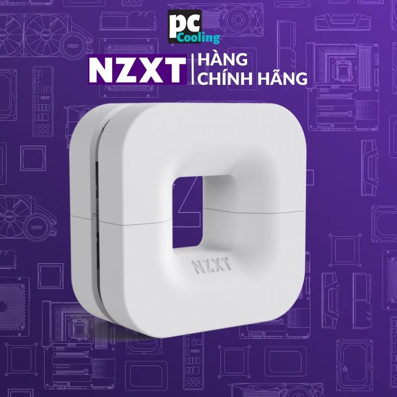 Giá Treo Tai Nghe Nam Châm Gắn Case NZXT &quot;PUCK&quot; - 3 Màu Trắng/ Đen/ Đỏ