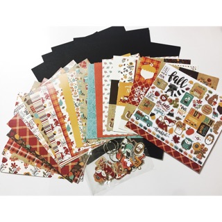 Combo 2 bộ nguyên liệu đầy đủ làm scrapbook