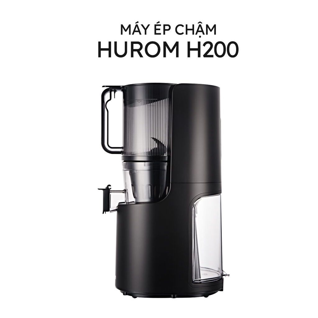 Máy ép trái cây chậm HUROM H200 ép nước hoa quả rau củ nhiều hơn 20% - Bảo hành điện tử chính hãng Hàn Quốc 10 năm