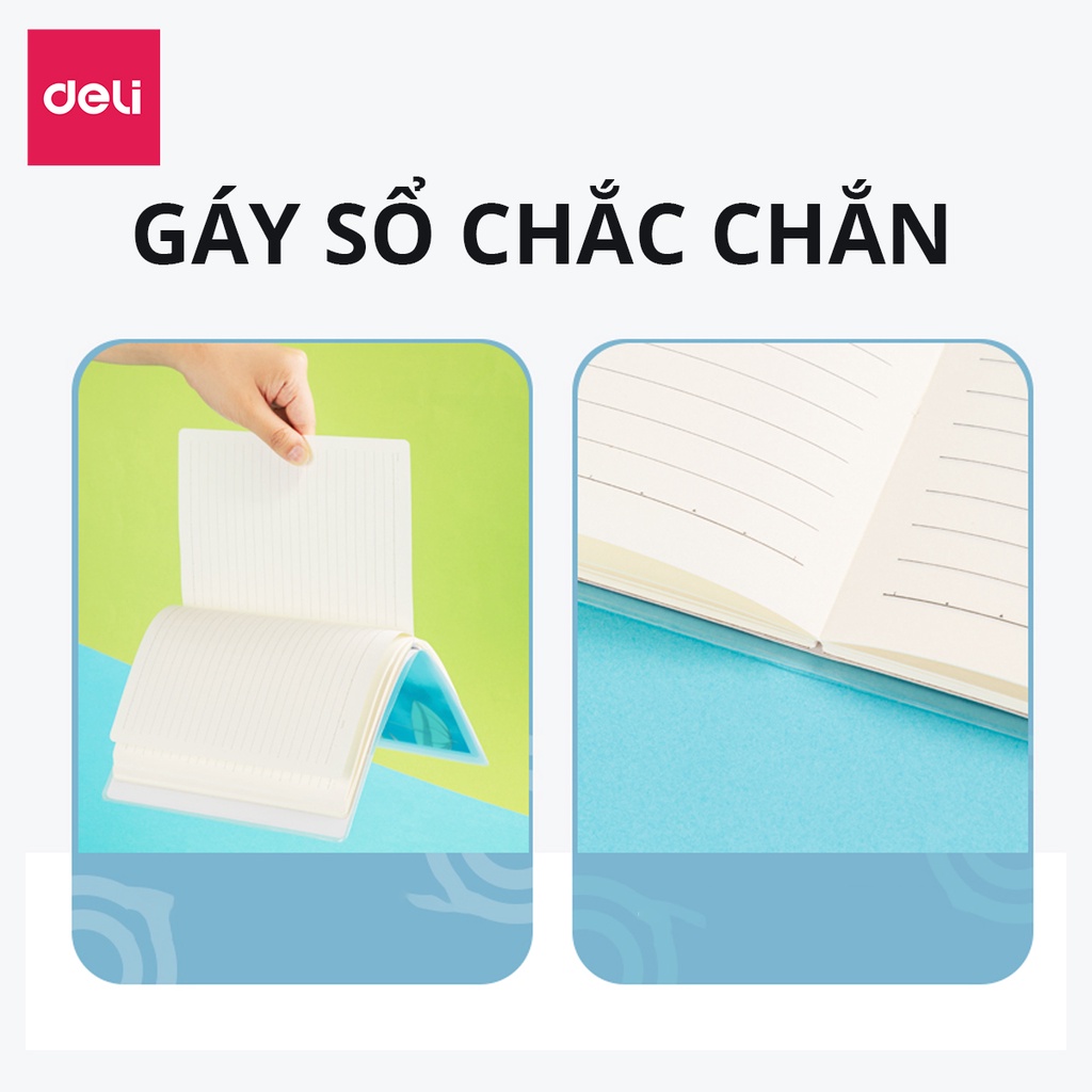 [LIFEMC02BPABAU -10% đơn 250K] Sổ tay ghi chép bìa nhựa A5 không thấm nước 144 trang họa tiết shiba vui nhộn - T3272