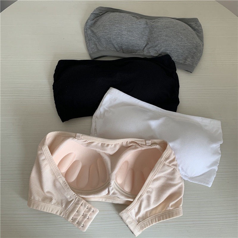 Áo lót nữ áo ngực bra không dây nâng ngực chống tuột đúc su bigsize khóa cài sau PASANA0118