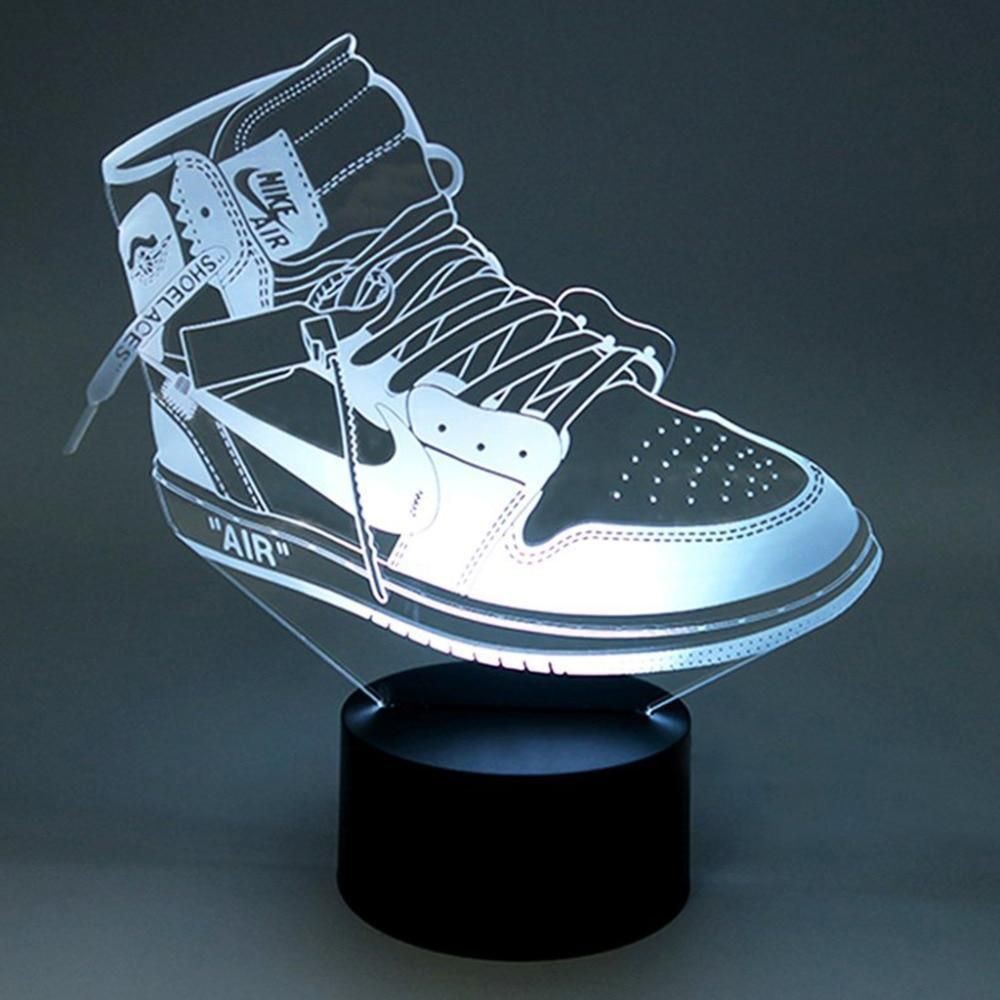 ĐÈN NGỦ LED 3D | Hình giày Sneaker ,dùng làm đèn ngủ,trang trí phòng khách,quà tặng độc đáo, trang trí sự kiện,văn phòng