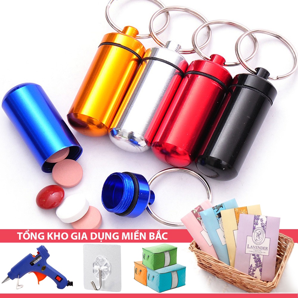 [Tổng Kho Sỉ] Hộp Nhôm Đựng Thuốc Nguy Cấp Người Già (4.8cm)