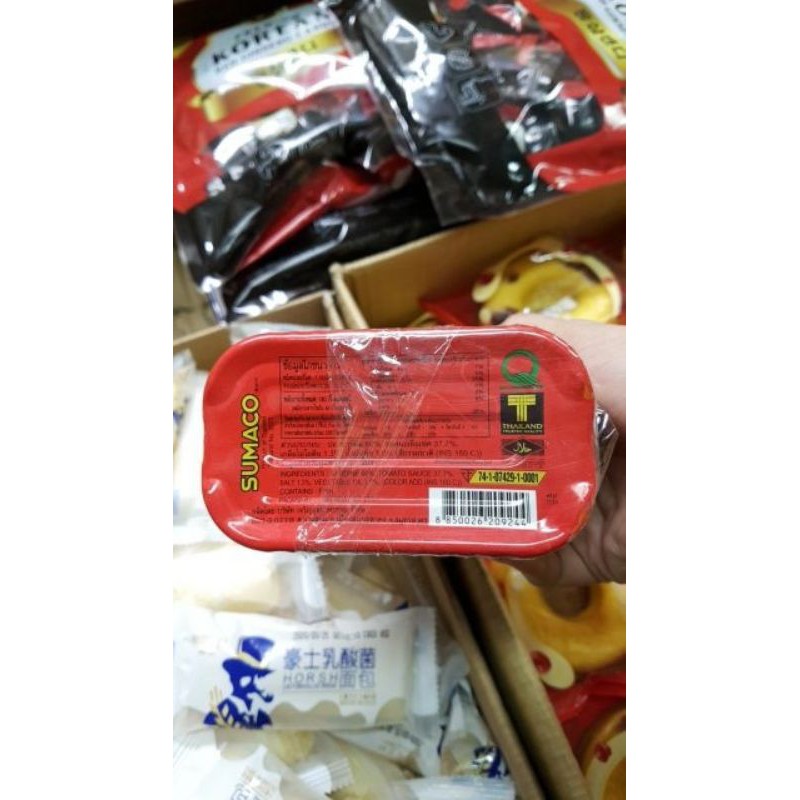 Cá mòi Sốt Cà Thái Lan Sardines Sumaco Hộp 125g  thailand