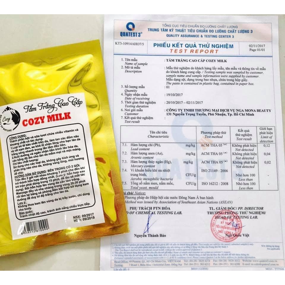 Tắm trắng Cozy Milk