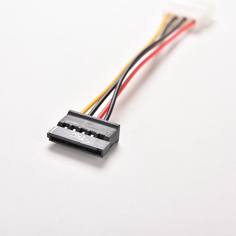 Bộ 2 Cáp Chuyển Đổi 4-pin Ide Molex Sang 15-pin Serial Ata Sata