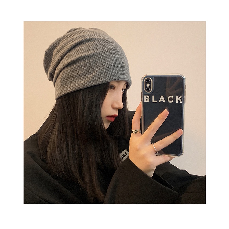 Mũ Len Màu Trơn Phong Cách Thời Trang Nhật Bản Dành Cho Nữ