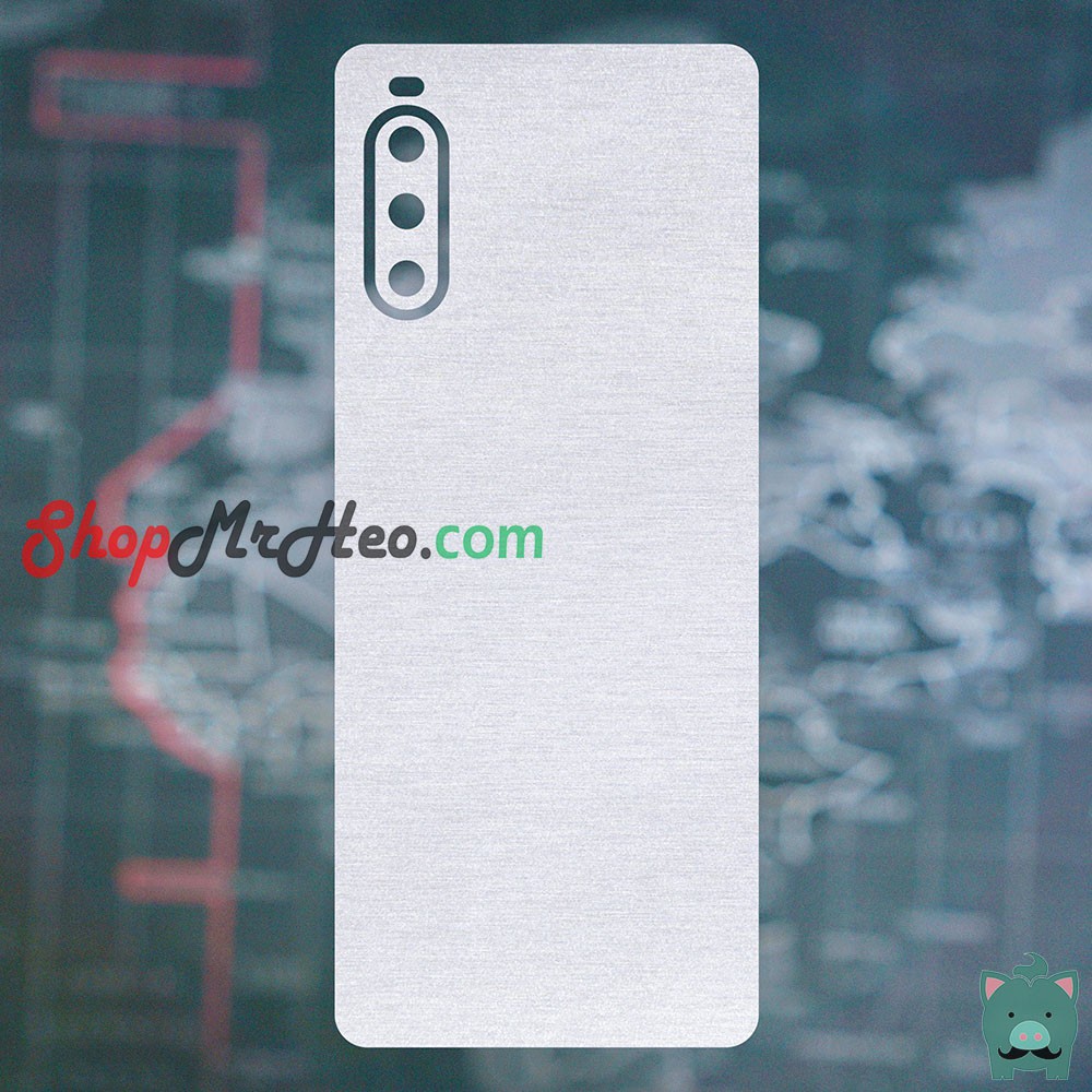 Skin Dán Mặt Sau Lưng Vân Nhôm Sony Xperia 10 - Sony 10 Plus - Sony 10 ii  - Sony 10 iii