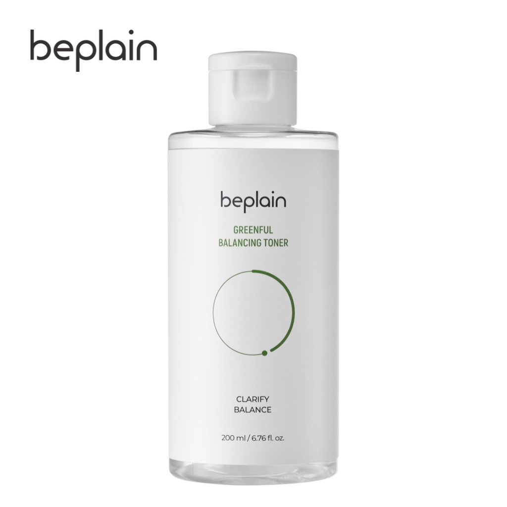 Toner beplain Chứa PHA, làm sạch dịu nhẹ và cân bằng độ pH cho da Greenful Balancing 200mL