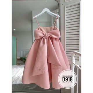 BIGSIZE Đầm 2S nơ xốp D918