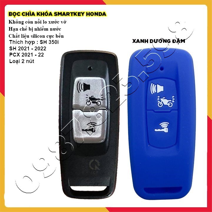 Bọc Chìa Khóa Smartkey SH Việt 2021 - 2022 125/150 ( Loại 2 Nút ) - Bọc Silicon Smartkey SH Việt