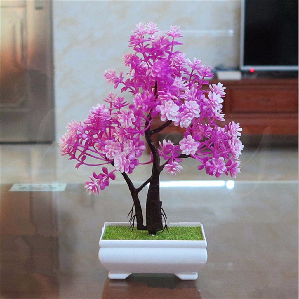 Cây bonsai giả trang trí nội thất đẹp mắt