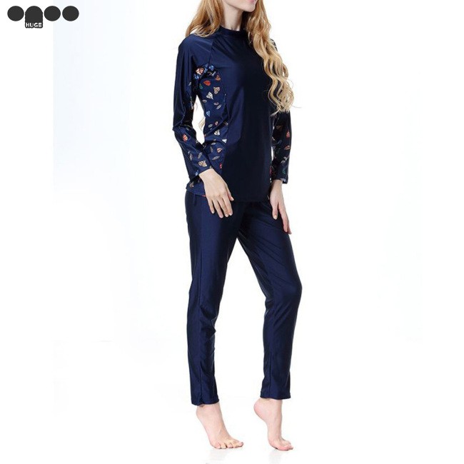 Đồ Bơi Nữ Tay Dài In Họa Tiết Thời Trang | BigBuy360 - bigbuy360.vn
