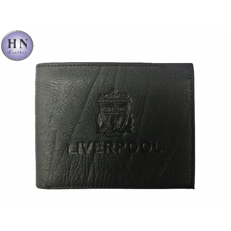 Ví Da Bò Thô Logo Liverpool Cực Bền + Box