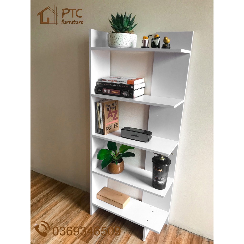🚛 MIỄN PHÍ SHIP🆓 KỆ SÁCH GỖ 5 TẦNG - LẮP GHÉP TIỆN LỢI