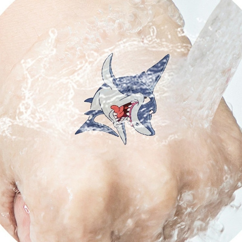 1 Set Miếng Dán Hình Xăm Tạm Thời Họa Tiết Khủng Long Hoạt Hình Nhiều Màu Chống Thấm Nước