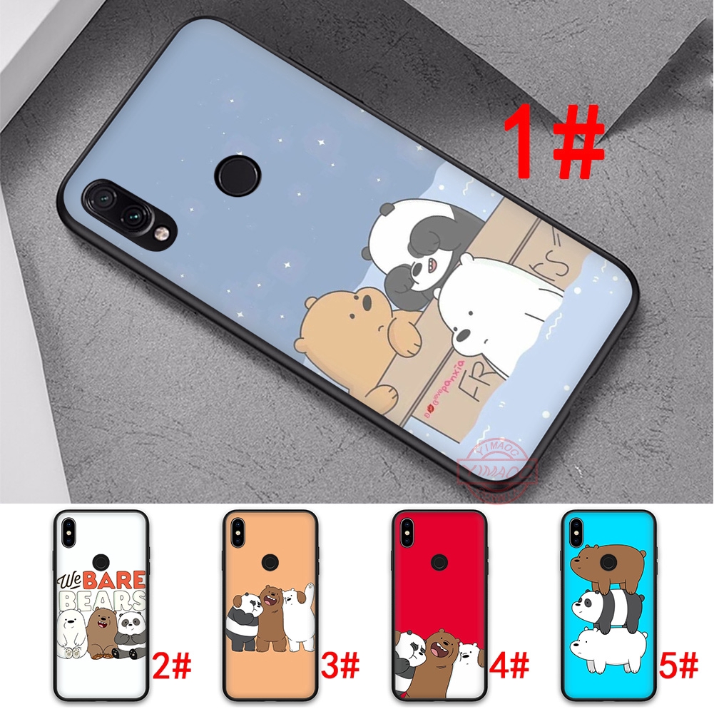 Ốp điện thoại họa tiết hoạt hình We Bare Bears cho Redmi Note 5A Prime 5 Pro 6 Pro 7 Pro 4X 6A S2