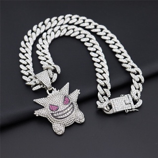 Dây chuyền đính đá mặt pokemon