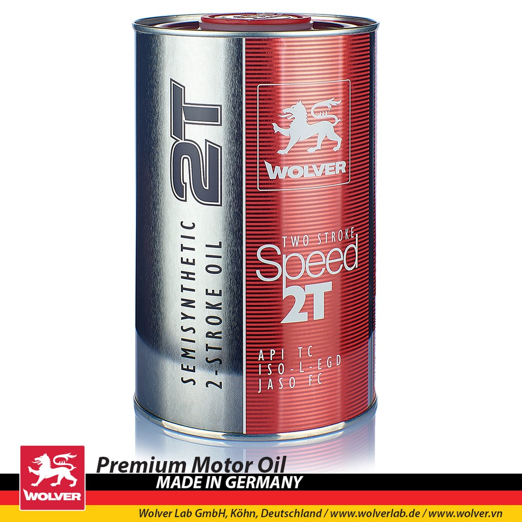 Nhớt 2 thì Wolver Speed 2T API TC nhập khẩu Đức