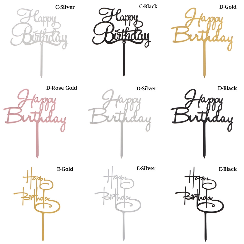 Phụ kiện cắm trang trí bánh dễ thương cho bé