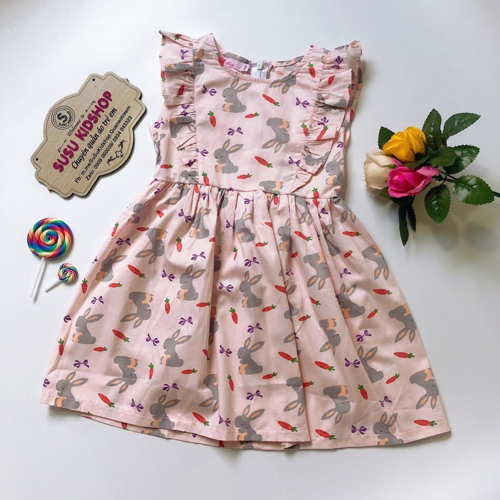 SIZE 1-10 (10-33KG) ĐẦM KATE LỤA BÉ GÁI