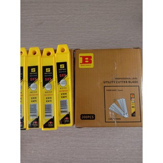 Hộp lưỡi dao rọc giấy /lưỡi dao trổ (1 hộp nhỏ = 10 lưỡi dao)